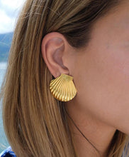 Load image into Gallery viewer, CLAM EARRINGS - GOLD
