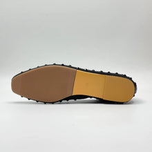 Load image into Gallery viewer, JASMINE EMBELLISHED BALLET FLATS - BLACK ON BLACK