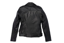 Load image into Gallery viewer, #3 BLACK LEATHER BIKER JACKET (CUSTOM MADE)