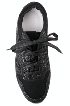Load image into Gallery viewer, GLITTER SNEAKERS - BLACK