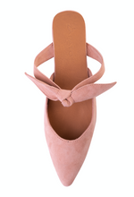 Load image into Gallery viewer, PIPPY BOW MULES - BLUSH