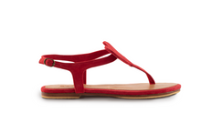 Load image into Gallery viewer, AZIZ HEART SANDALS - RED