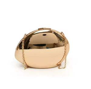 EGG SHAPED CLUTCH - GOLD