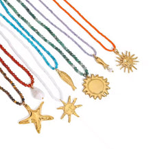 Load image into Gallery viewer, BEADED PENDANT NECKLACES