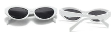 Load image into Gallery viewer, &#39;KATIE&#39; OVAL SUNGLASSES - WHITE