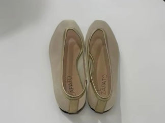JASMINE BALLET FLATS - GOLD