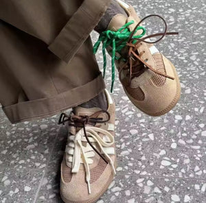 4 PIECE SHOE LACES - GREEN