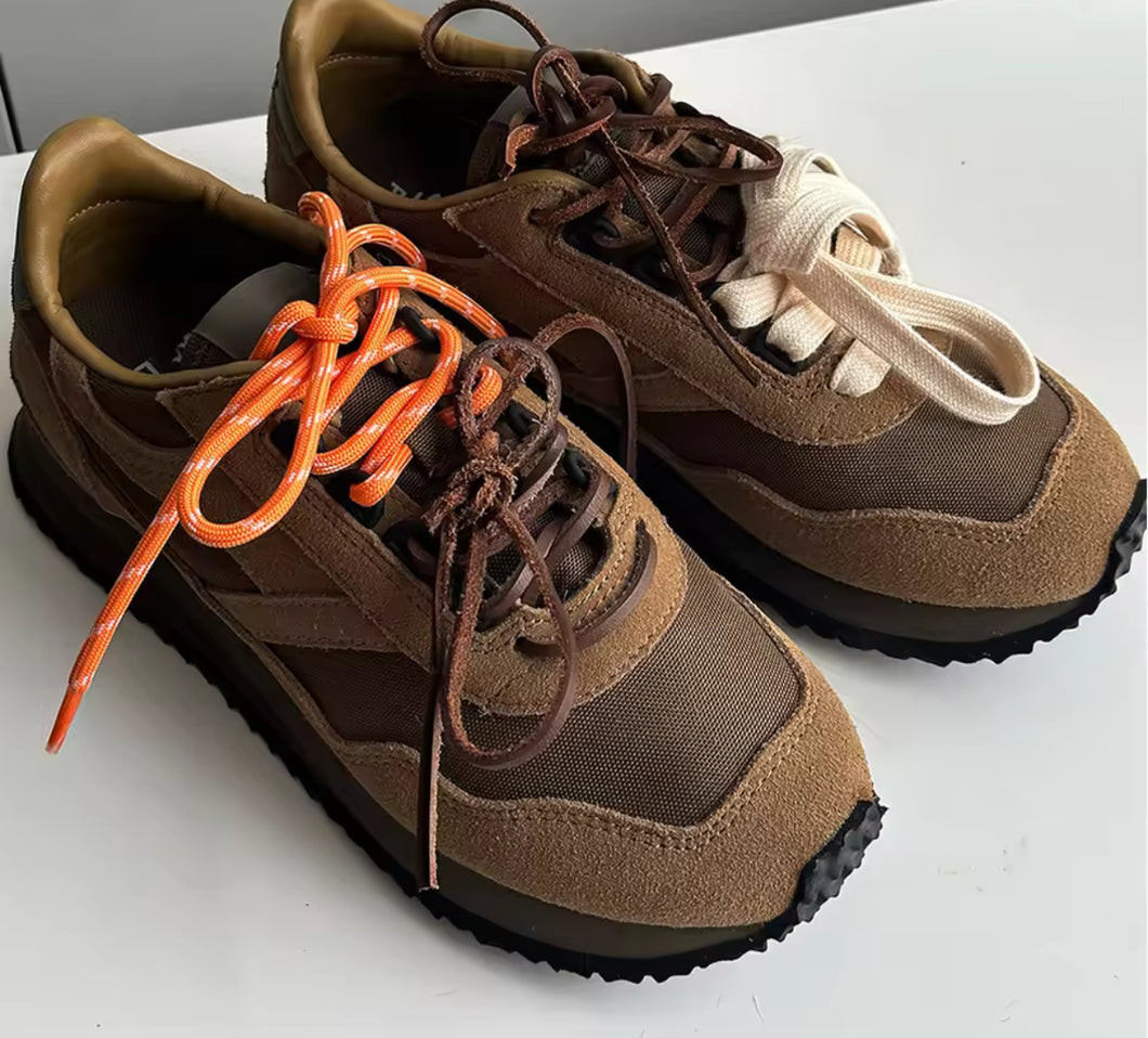 4 PIECE SHOE LACES - ORANGE