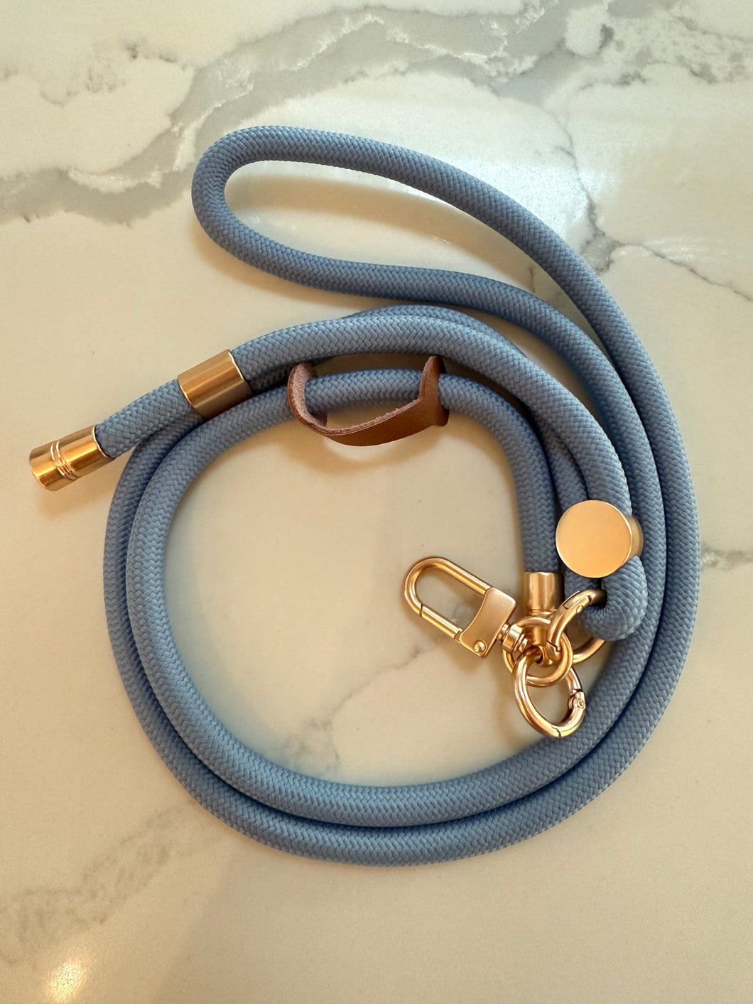 MOBILE PHONE CROSSBODY STRAP - SKY BLUE