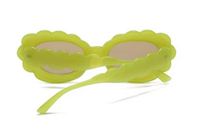 FLOWER SUNGLASSES - LIME