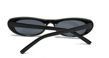 Load image into Gallery viewer, &#39;KARLA&#39; NARROW SUNGLASSES - BLACK