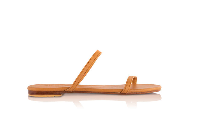 SUZIE SANDALS - TAN (MADE TO ORDER)