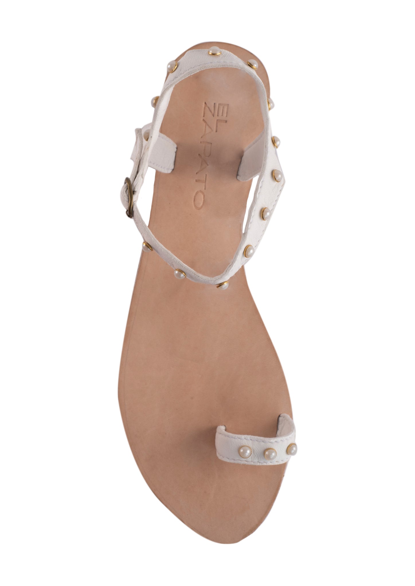 MIA SANDALS WHITE – El Zapato - Main Image