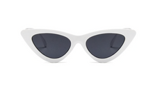 Load image into Gallery viewer, MINI CAT EYE SUNGLASSES - WHITE (SOLD OUT)