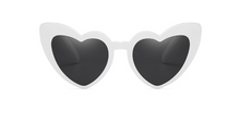 Load image into Gallery viewer, MAMA HEART SUNGLASSES - WHITE - SOLD OUT