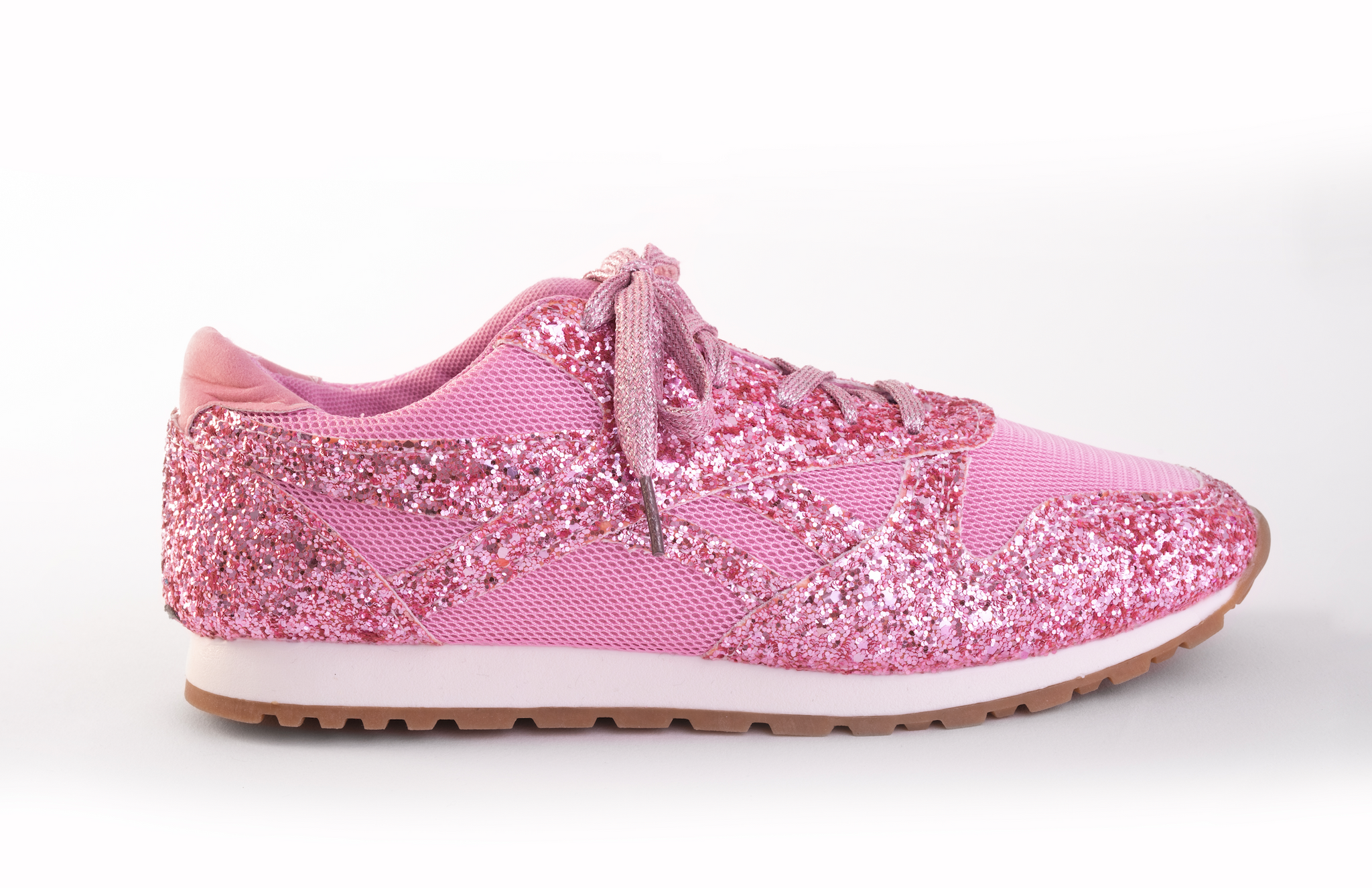 Pink 2025 sparkle sneakers