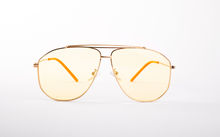 Load image into Gallery viewer, YELLOW LENS AVIATOR SUNGLASSES