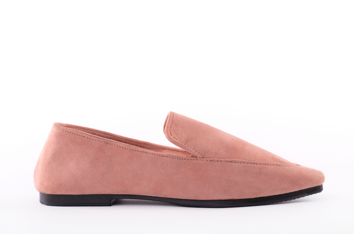 JESSIE SUEDE LOAFERS - PEACH (MADE TO ORDER)