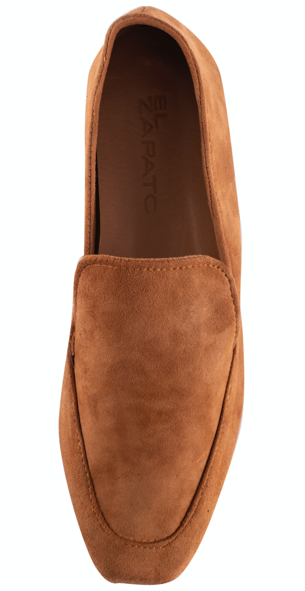 JESSIE SUEDE LOAFERS - TAN (MADE TO ORDER) – El Zapato