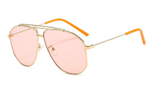 Load image into Gallery viewer, PINK LENS AVIATOR SUNGLASSES