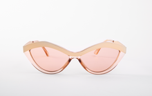 Load image into Gallery viewer, VINTAGE METAL BEAM SUNGLASSES - GOLD CHAMPAGNE
