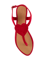 Load image into Gallery viewer, AZIZ HEART SANDALS - RED