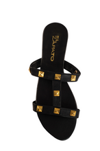 Load image into Gallery viewer, PIA STUD SANDALS - BLACK (MADE TO ORDER)