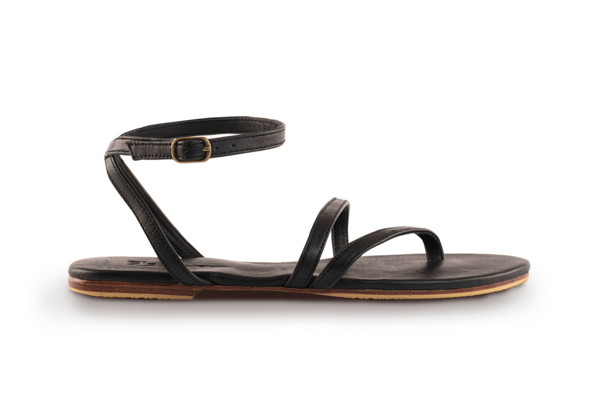 LUCA SANDALS - BLACK (MADE TO ORDER) – El Zapato