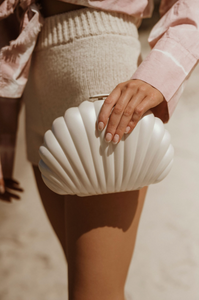 MOTHER OF PEARL SHELL CLUTCH - SOLD OUT