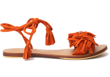 Load image into Gallery viewer, ZSA ZSA SANDALS - BURNT ORANGE (MADE TO ORDER)