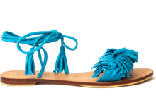 Load image into Gallery viewer, ZSA ZSA SANDALS - TURQUOISE (MADE TO ORDER)