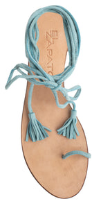 GRACE SANDALS - DUCK EGG BLUE (MADE TO ORDER)
