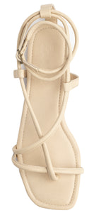 HUNTLEY SANDALS - NUDE (MADE TO ORDER)