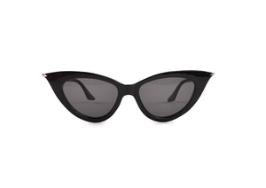 ‘TIESH' CAT EYE SUNGLASSES - BLACK