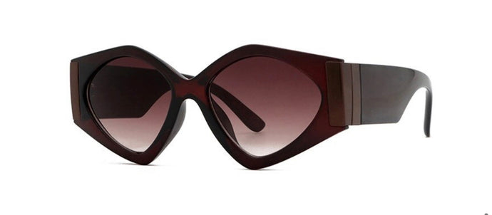 SAMMY POLYGON SUNGLASSES - PORT