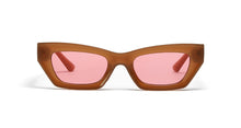 Load image into Gallery viewer, EMMA TAUPE SUNGLASSES WITH PINK LENSES