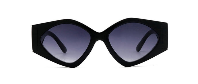 SAMMY POLYGON SUNGLASSES - BLACK