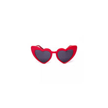 Load image into Gallery viewer, MINI HEART SUNGLASSES - RED (SOLD OUT)